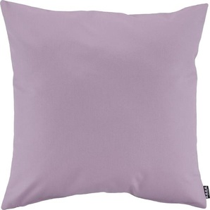 Dekokissen H.O.C.K. Classic Uni Dekokissen_Sitzkissen_Kissenhüllen Gr. B/L: 70 cm x 70 cm, 1 St., lila (lila, unifarben) Dekokissen uni wasser- und schmutzabweisend, Kissenhülle mit Füllung, 1 Stück