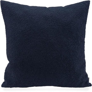 Dekokissen H.O.C.K. Fino Dekokissen_Sitzkissen_Kissenhüllen Gr. B/L: 60 cm x 60 cm, 1 St., blau (dunkelblau, navy, unifarben) Dekokissen uni