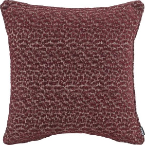 Dekokissen H.O.C.K. Sheffo Dekokissen_Sitzkissen_Kissenhüllen Gr. B/L: 50 cm x 50 cm, 1 St., rot (rot, bedruckt) Dekokissen gemustert Strukturstoff, Kissenhülle mit Füllung, 1 Stück