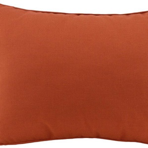 Dekokissen H.O.C.K. Sparkle Dekokissen_Sitzkissen_Kissenhüllen Gr. B/L: 40 cm x 60 cm, 1 St., orange (orange, rostorange, terra, unifarben) Dekokissen uni einfarbig, Wendekissenhülle mit Füllung, 1 Stück