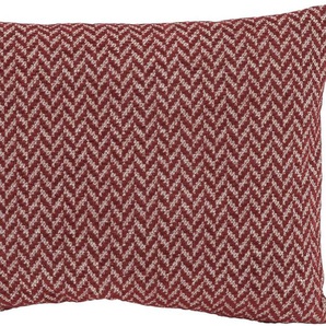 Dekokissen H.O.C.K. Zircono Dekokissen_Sitzkissen_Kissenhüllen Gr. B/L: 40 cm x 60 cm, 1 St., rot (bordeaux, rot, red, ethnomuster, jaquard, struktur) Dekokissen gemustert mit Ethnomuster, Kissenhülle Füllung, 1 Stück
