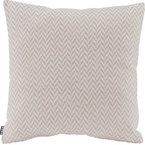 Dekokissen H.O.C.K. Zircono Dekokissen_Sitzkissen_Kissenhüllen Gr. B/L: 50 cm x 50 cm, 1 St., beige (natur, naturweiß, ethnomuster, jaquard, struktur) Dekokissen gemustert mit Ethnomuster, Kissenhülle Füllung, 1 Stück