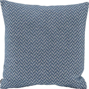 Dekokissen H.O.C.K. Zircono Dekokissen_Sitzkissen_Kissenhüllen Gr. B/L: 50 cm x 50 cm, 1 St., blau (blau, blue, blue sky, ethnomuster, jaquard, struktur) Dekokissen gemustert mit Ethnomuster, Kissenhülle Füllung, 1 Stück