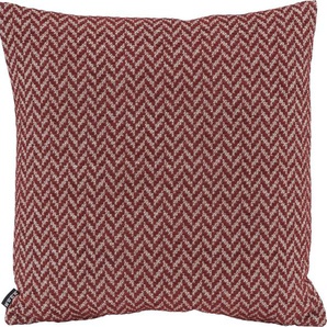 Dekokissen H.O.C.K. Zircono Dekokissen_Sitzkissen_Kissenhüllen Gr. B/L: 50 cm x 50 cm, 1 St., rot (bordeaux, red, rubinrot, rot, ethnomuster, jaquard, struktur) Dekokissen gemustert mit Ethnomuster, Kissenhülle Füllung, 1 Stück