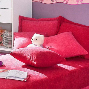 Dekokissen HAPO Dekokissen_Sitzkissen_Kissenhüllen Gr. B/L: 40 cm x 40 cm, 2 St., Polyester, rosa (rosa, unifarben) Bett-Zubehör Deko-Kissen Sofa-Zubehör Dekokissen uni Kopfkissen (2-tlg.)