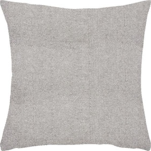 Dekokissen PAD Fine Edge Dekokissen_Sitzkissen_Kissenhüllen Gr. B/L: 50 cm x 50 cm, 1 St., Mischgewebe, grau (anthrazit, unifarben) Dekokissen uni einzigartiges Design, Kissenhüle ohne Füllung, 1 Stück
