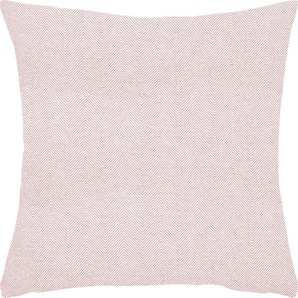 Dekokissen PAD Fine Edge Dekokissen_Sitzkissen_Kissenhüllen Gr. B/L: 50 cm x 50 cm, 1 St., Mischgewebe, rosa (rose, unifarben) Dekokissen uni einzigartiges Design, Kissenhüle ohne Füllung, 1 Stück