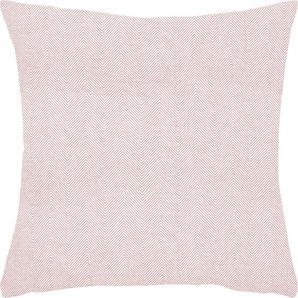 Dekokissen PAD Fine Edge Dekokissen_Sitzkissen_Kissenhüllen Gr. B/L: 50 cm x 50 cm, 1 St., rosa (rose, unifarben) Dekokissen uni einzigartiges Design, Kissenhüle ohne Füllung, 1 Stück