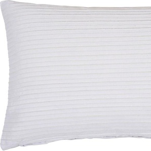 Dekokissen PAD Lamonte Dekokissen_Sitzkissen_Kissenhüllen Gr. B/L: 60 cm x 40 cm, 1 St., Baumwolle, weiß (white, unifarben) Dekokissen uni einzigartiges Design, Kissenhüle ohne Füllung, 1 Stück