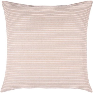Dekokissen PAD Lamonte Dekokissen_Sitzkissen_Kissenhüllen Gr. B/L: 60 cm x 60 cm, 1 St., Baumwolle, beige (sand, unifarben) Dekokissen uni einzigartiges Design, Kissenhüle ohne Füllung, 1 Stück