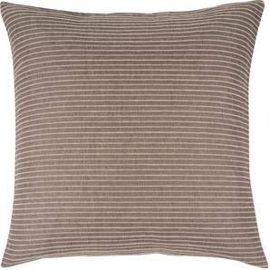 Dekokissen PAD Lamonte Dekokissen_Sitzkissen_Kissenhüllen Gr. B/L: 60 cm x 60 cm, 1 St., Baumwolle, grau (stone, unifarben) Dekokissen uni einzigartiges Design, Kissenhüle ohne Füllung, 1 Stück