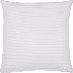 Dekokissen PAD Lamonte Dekokissen_Sitzkissen_Kissenhüllen Gr. B/L: 60 cm x 60 cm, 1 St., Baumwolle, weiß (white, unifarben) Dekokissen uni einzigartiges Design, Kissenhüle ohne Füllung, 1 Stück