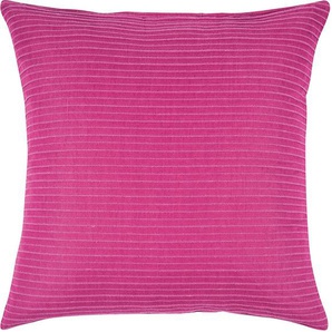 Dekokissen PAD Lamonte Dekokissen_Sitzkissen_Kissenhüllen Gr. B/L: 60 cm x 60 cm, 1 St., pink (fuchsia, unifarben) Dekokissen uni einzigartiges Design, Kissenhüle ohne Füllung, 1 Stück