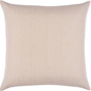 Dekokissen PAD Risotto Dekokissen_Sitzkissen_Kissenhüllen Gr. B/L: 50 cm x 50 cm, 1 St., beige (sand, unifarben) Dekokissen uni einzigartiges Design
