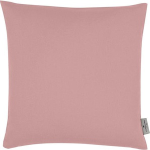 Dekokissen TOM TAILOR Dove Dekokissen_Sitzkissen_Kissenhüllen Gr. B/L: 40 cm x 40 cm, 2 St., Baumwolle, rosa (rosa, unifarben) Dekokissen uni unifarben, in verschiedenen Größen, 2er Pack