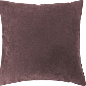 Dekokissen VHG Adina Dekokissen_Sitzkissen_Kissenhüllen Gr. B/L: 40 cm x 40 cm, 1 St., rosa (rosé, unifarben) Dekokissen uni Reißverschluss, Kissenhülle ohne Füllung, 1 Stück, unifarben