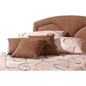 Dekokissen WESTFALIA SCHLAFKOMFORT Dekokissen_Sitzkissen_Kissenhüllen Gr. B/L: 40 cm x 40 cm, 5 St., braun (braun, gemustert, unifarben) Dekokissen gemustert (5 tlg.)