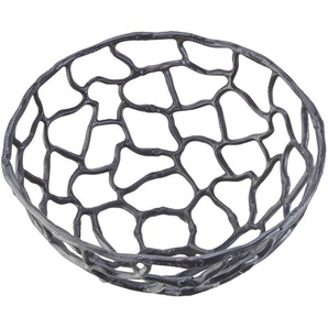 Dekoschale - braun - Aluminium - 15 cm - [30.0] | Möbel Kraft