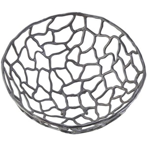 Dekoschale - braun - Aluminium - 19 cm - [40.0] | Möbel Kraft
