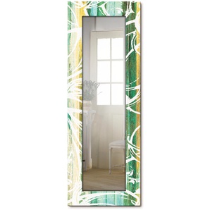 Dekospiegel ARTLAND Ornamente im modernen Stil Spiegel Gr. B/H/T: 50,4 cm x 140,4 cm x 1,6 cm, grün Dekospiegel