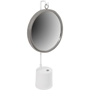 Dekospiegel KAYOOM Tischspiegel Eleganca 225 Spiegel Gr. B/H/T: 30 cm x 65 cm x 13 cm Ø 0 cm, bunt (weiß, silberfarben) Dekospiegel