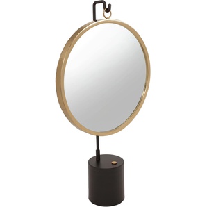Dekospiegel KAYOOM Tischspiegel Eleganca 325 Spiegel Gr. B/H/T: 41 cm x 75 cm x 14 cm Ø 0 cm, goldfarben (schwarz, goldfarben) Dekospiegel Standspiegel