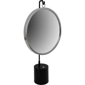 Dekospiegel KAYOOM Tischspiegel Eleganca 325 Spiegel Gr. B/H/T: 41 cm x 75 cm x 14 cm Ø 0 cm, silberfarben (schwarz, silberfarben) Dekospiegel Standspiegel