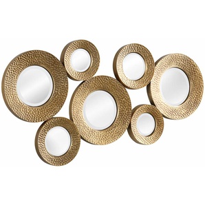 Dekospiegel LEONIQUE Spiegel, gold Spiegel Gr. B/H/T: 102 cm x 52 cm x 5 cm, goldfarben Deko-Spiegel Garderobenspiegel Wandobjekt Dekospiegel Spiegel Standspiegel, modern, glamourös