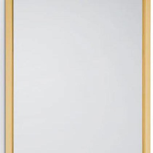 Dekospiegel MIRRORS AND MORE ABBIE Spiegel Gr. B/H/T: 50 cm x 150 cm x 6 cm, dekorative Rahmenoptik, goldfarben Dekospiegel Wandspiegel