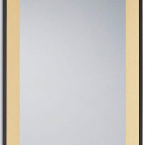 Dekospiegel MIRRORS AND MORE BRANDA Spiegel Gr. B/H/T: 50 cm x 150 cm x 2,7 cm, dekorative Rahmenoptik, goldfarben (schwarz, goldfarben) Dekospiegel Wandspiegel