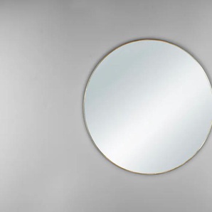Dekospiegel MIRRORS AND MORE Mila Spiegel Gr. Ø 50 cm, goldfarben Dekospiegel Wandspiegel, rund