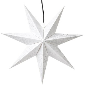 Dekostern SCHNEIDER Weihnachtsstern, Weihnachtsdeko Dekosterne weiß Weihnachtssterne wetterfest, outdoorgeeignet, Höhe ca. 60 cm