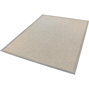 Dekowe Sisalteppich Mara S2 mit Bordüre, rechteckig, Höhe: 5 mm, Flachgewebe, Material: 100% Sisal, Wohnzimmer, Kundenliebling