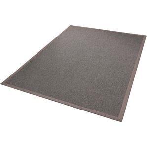 DEKOWE Teppich Naturana Panama Spezial Teppiche Flachgewebe, meliert, Sisal-Optik, mit Bordüre, Wohnzimmer Gr. B/L: 67 cm x 250 cm, 8 mm, 1 St., braun (noche) Esszimmerteppiche