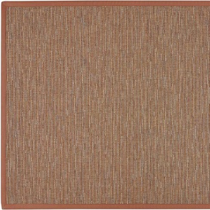 Dekowe Teppich Naturino Effekt, rechteckig, Höhe: 8 mm, Flachgewebe, Sisal-Optik, mit Bordüre, In- und Outdoor geeignet