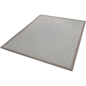 DEKOWE Teppichboden Naturino RipsS2 Spezial Teppiche Flachgewebe, meliert, Sisal-Optik, In- und Outdoor geeignet Gr. B/L: 160 cm x 200 cm, 8 mm, 1 St., grau Teppichboden