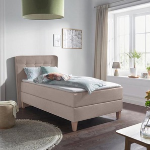 Home affaire Boxspringbett Ascola, incl. Topper, 5, Breiten, 3 Ausführungen, 2 Härtegrade