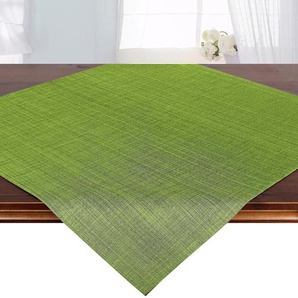 Delindo Lifestyle Mitteldecke SAMBA, Fleckabweisend, UV-beständig, 230 g/m² B/L: 85 cm x cm, quadratisch grün Tischwäsche