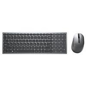 Dell Tastatur-Maus-Set KM7120W KM7120W-GY-GER Kabellos Titangrau QWERTZ (DE) 1068004