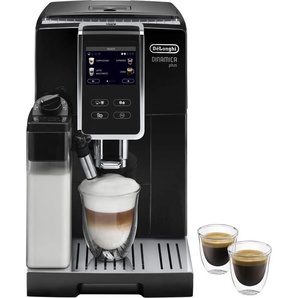 DELONGHI Kaffeevollautomat Dinamica Plus ECAM 370.70.B Kaffeevollautomaten mit LatteCrema Milchsystem und Kaffeekannenfunktion schwarz Kaffeevollautomat