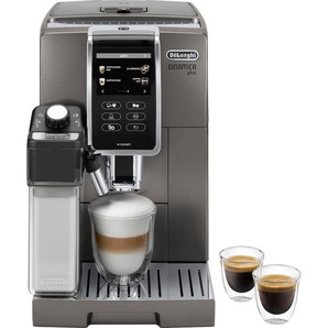 DELONGHI Kaffeevollautomat Dinamica Plus ECAM 370.95.T Kaffeevollautomaten silberfarben Kaffeevollautomat