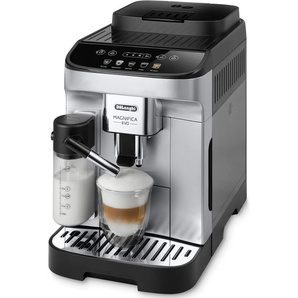 DELONGHI Kaffeevollautomat Magnifica Evo ECAM 290.61.SB Kaffeevollautomaten mit LatteCrema Milchsystem, SilberSchwarz silberfarben (silberfarben, schwarz) Kaffeevollautomat