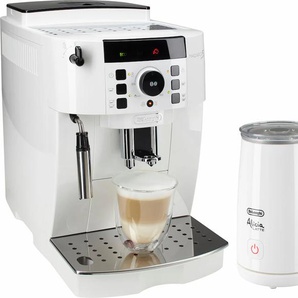 DELONGHI Kaffeevollautomat Magnifica S ECAM 21.118.W Kaffeevollautomaten inkl. Milchaufschäumer im Wert von UVP 89,99 weiß Kaffeevollautomat