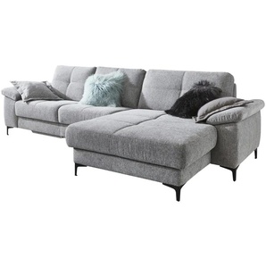 DeLuca Ecksofa Laura - grau - Materialmix - 296 cm - 87 cm - cm 162,0 | Möbel Kraft