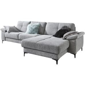 DeLuca Ecksofa Laura - grau - Materialmix - 296 cm - 87 cm - cm 162,0 | Möbel Kraft