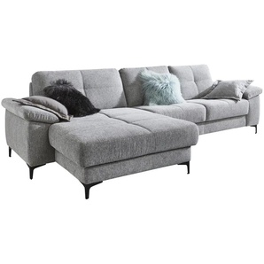 DeLuca Ecksofa Laura - grau - Materialmix - 296 cm - 87 cm - cm 162,0 | Möbel Kraft