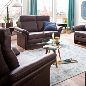 Wohnwert Ledersofa Vichy - braun - Materialmix - 158 cm - 103 cm - cm 89,0 | Möbel Kraft