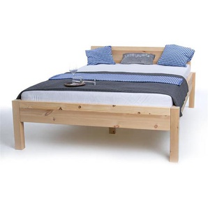 Deluxe Zirbenbett 70 x 200 cm Höhe 48 cm Zirbenholzbett Zirbe Bett Alpen-Königin
