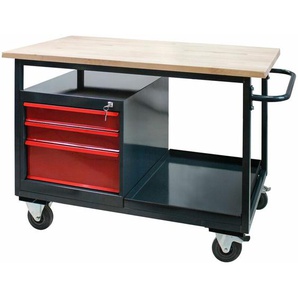 Dema - Tischwagen Eko 2 130x60x85cm 3 Schubladen Arbeitswagen Werkbank Werktisch Tisch