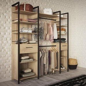 Demeyere GROUP Vorhang-Schrank Riga (B/H/T ca. 180/208/48cm) Made in France, platzsparendes Design